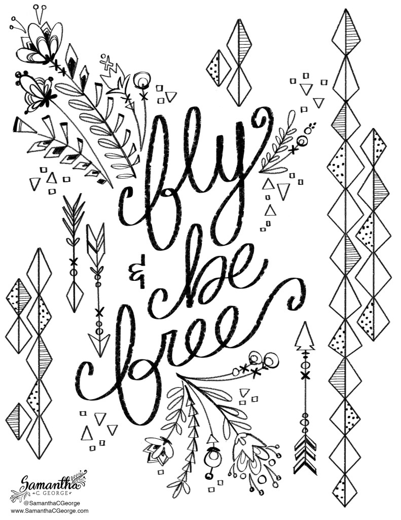 Free coloring pages â samantha c george
