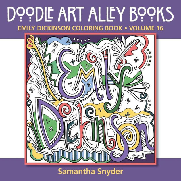 Emily dickinson coloring book by samantha snyder paperback barnes noble