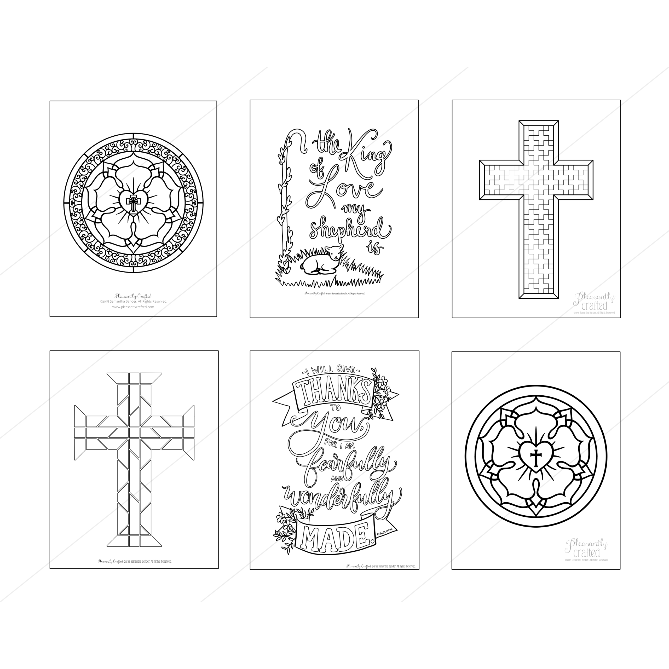 Lutheran coloring pages digital dowload pleasantly crafted