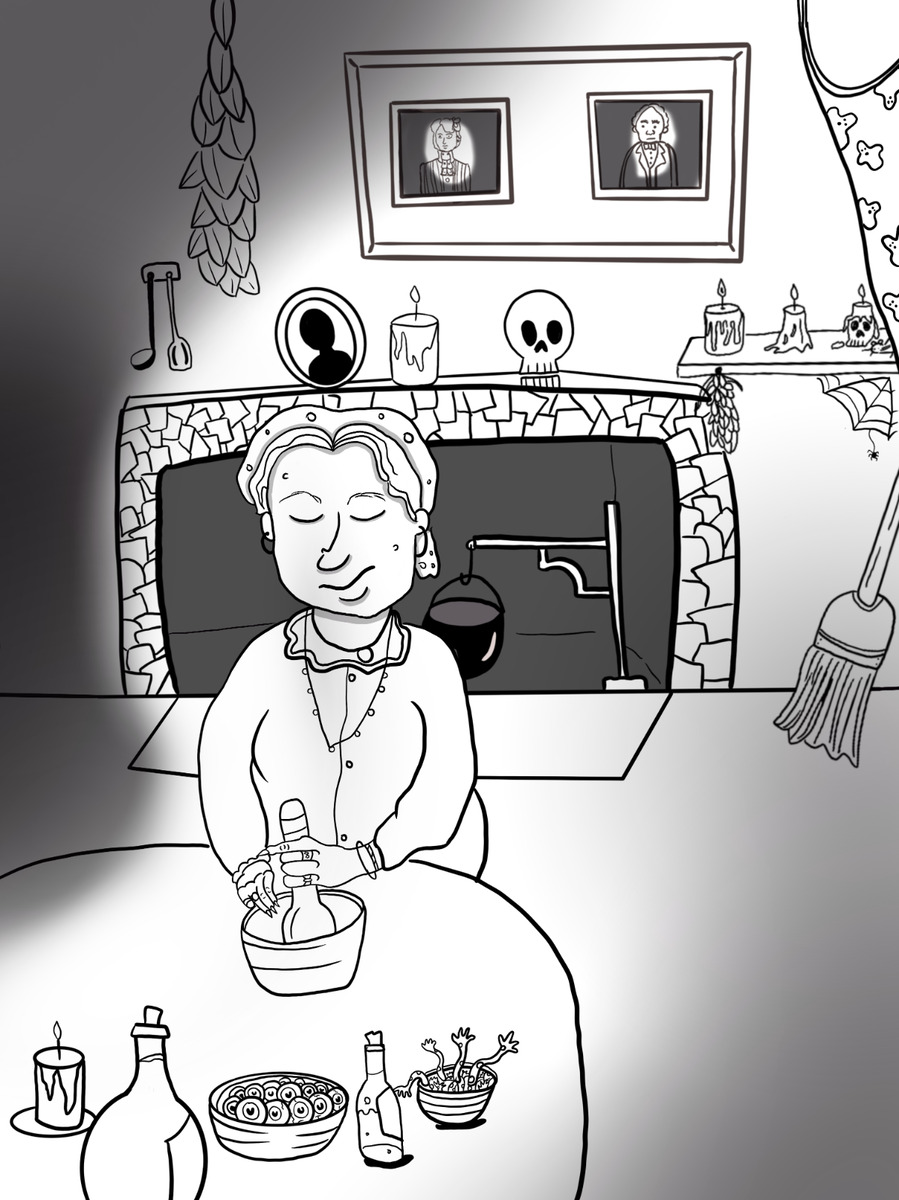 Kangaroo tales presents a halloween coloring book pages by samantha turney