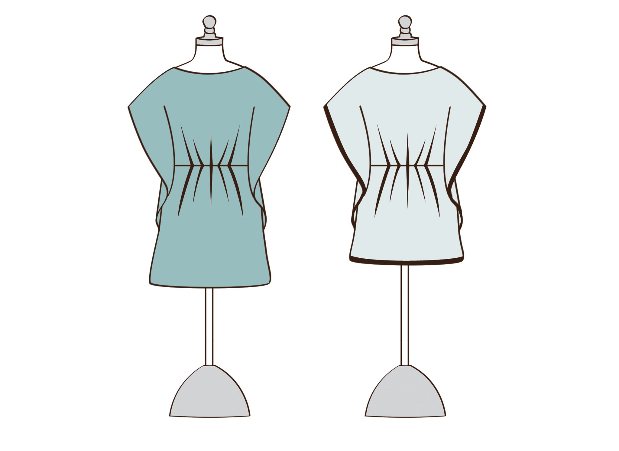 Samantha doll tunic dress â violette field threads