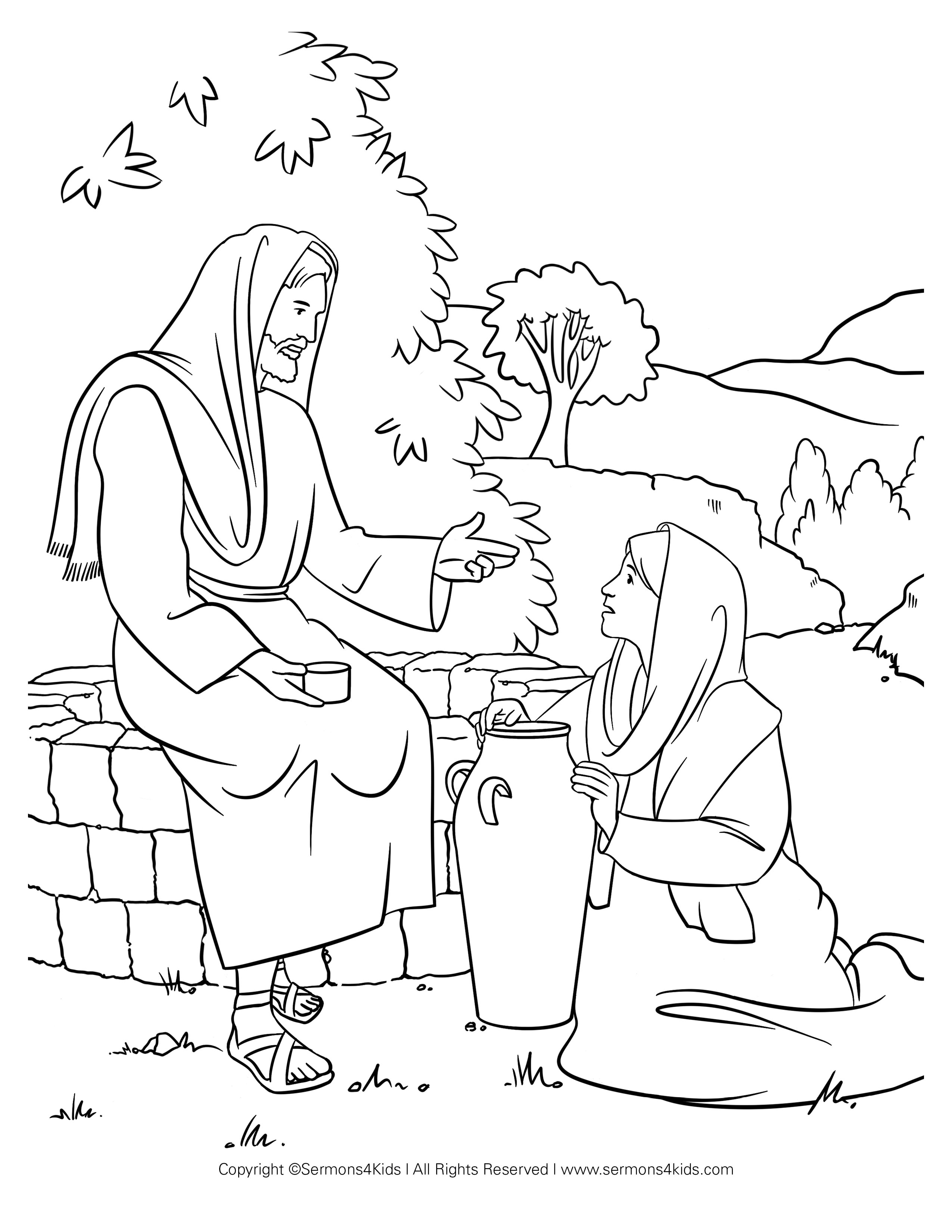 Samaritan woman childrens sermons from sermonsk
