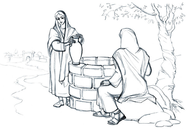 The samaritan woman free stock photos images and pictures of the samaritan woman