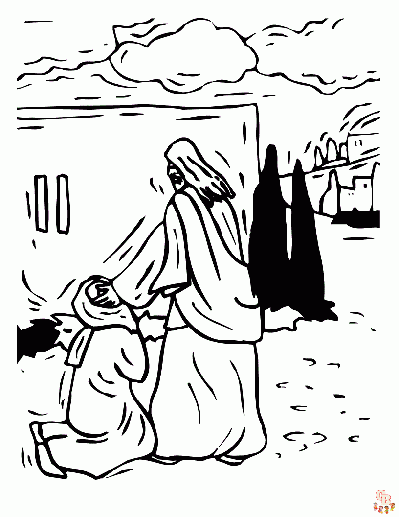 Bible coloring pages fun and educational for kids