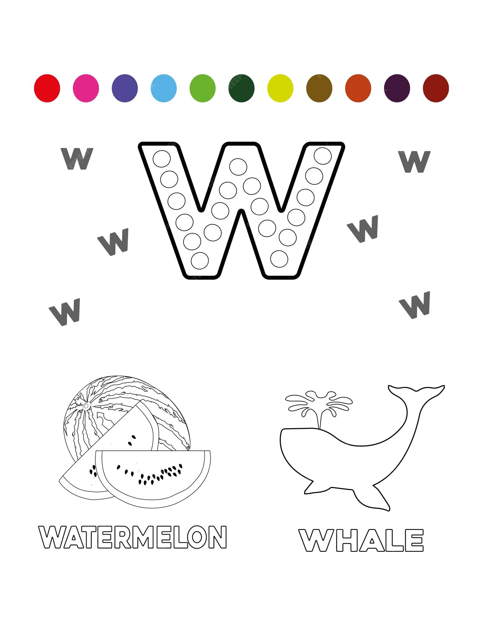 Premium vector color worksheet for kids best gift ideas for your kids coloring book for toddler