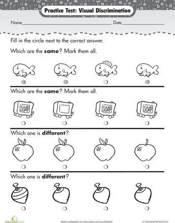 Same and different worksheet education preschool learning activities kindergarten activities preschool learning