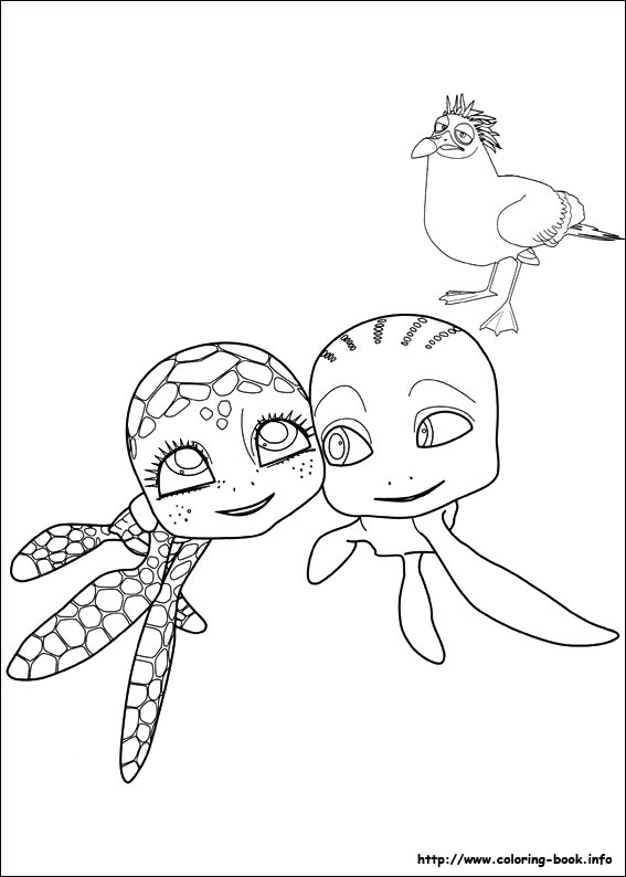 Sammys adventures coloring picture
