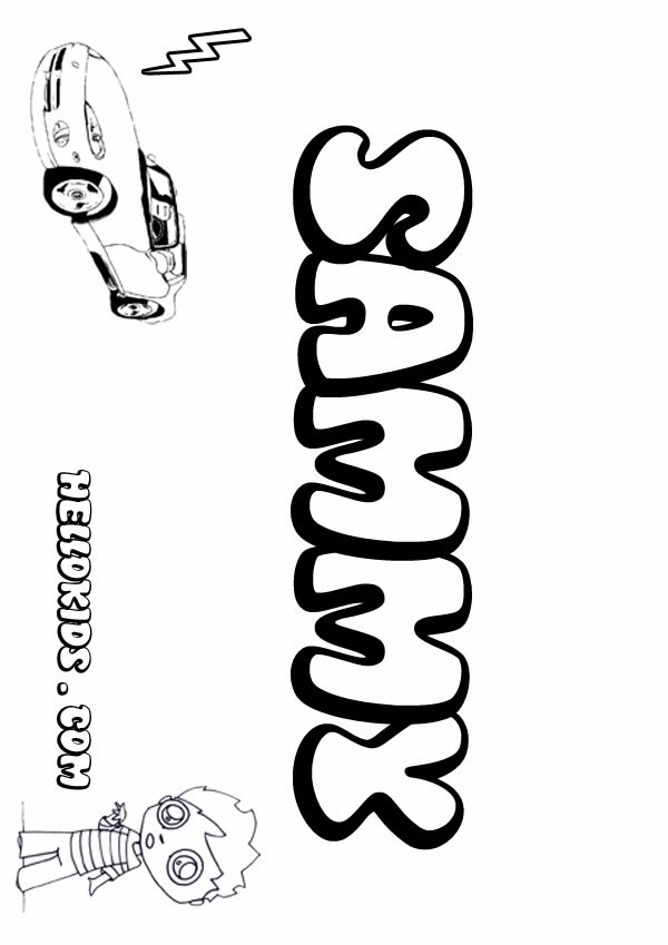 Sammy coloring pages