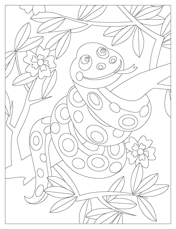 Sammy the snake coloring pages pages