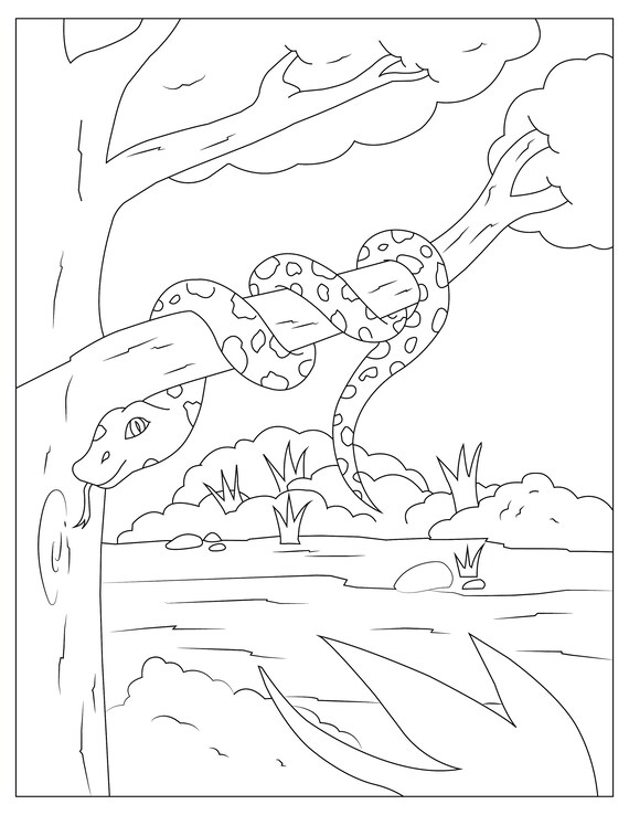 Sammy the snake coloring pages pages