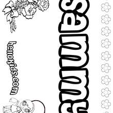 Sammy coloring pages
