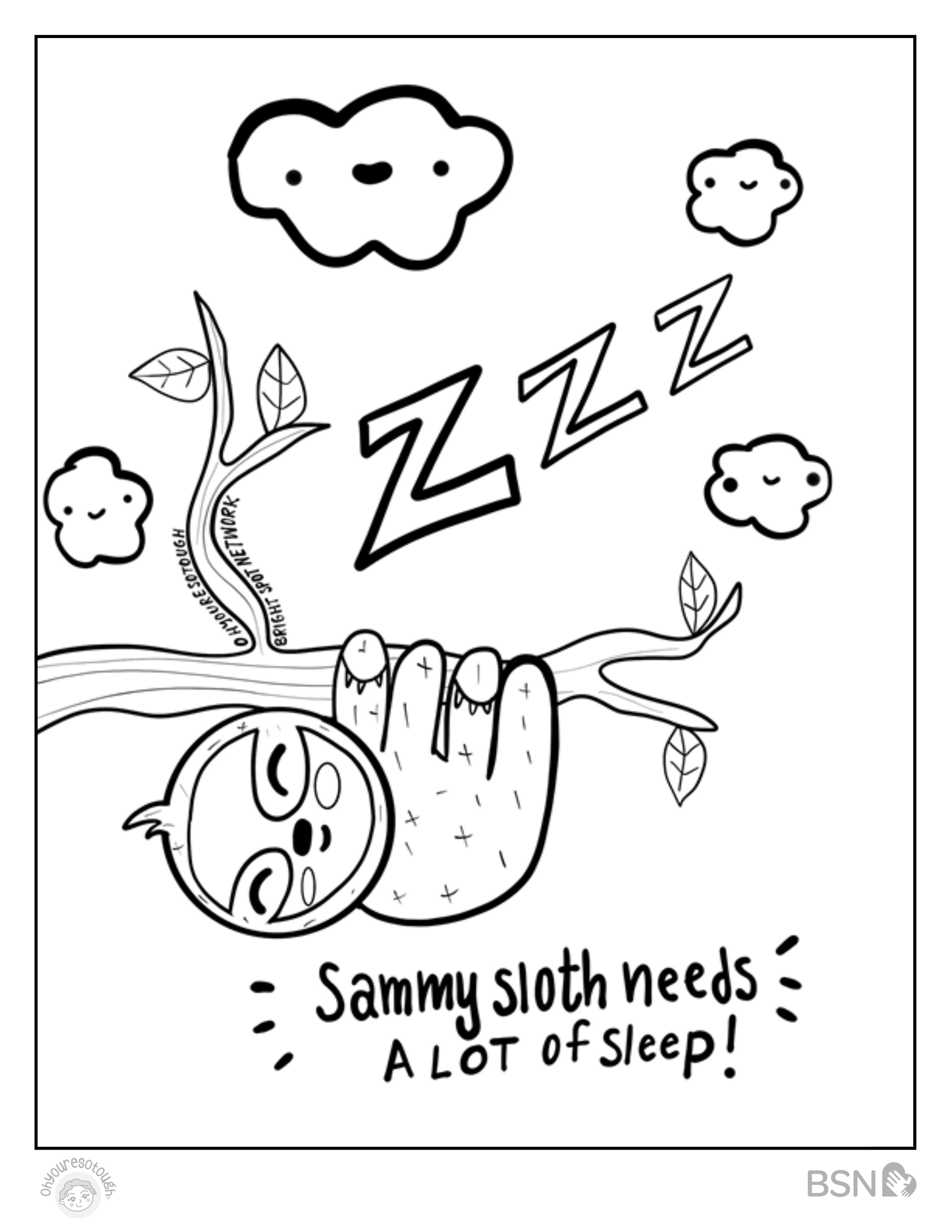 Coloring pages â bright spot network