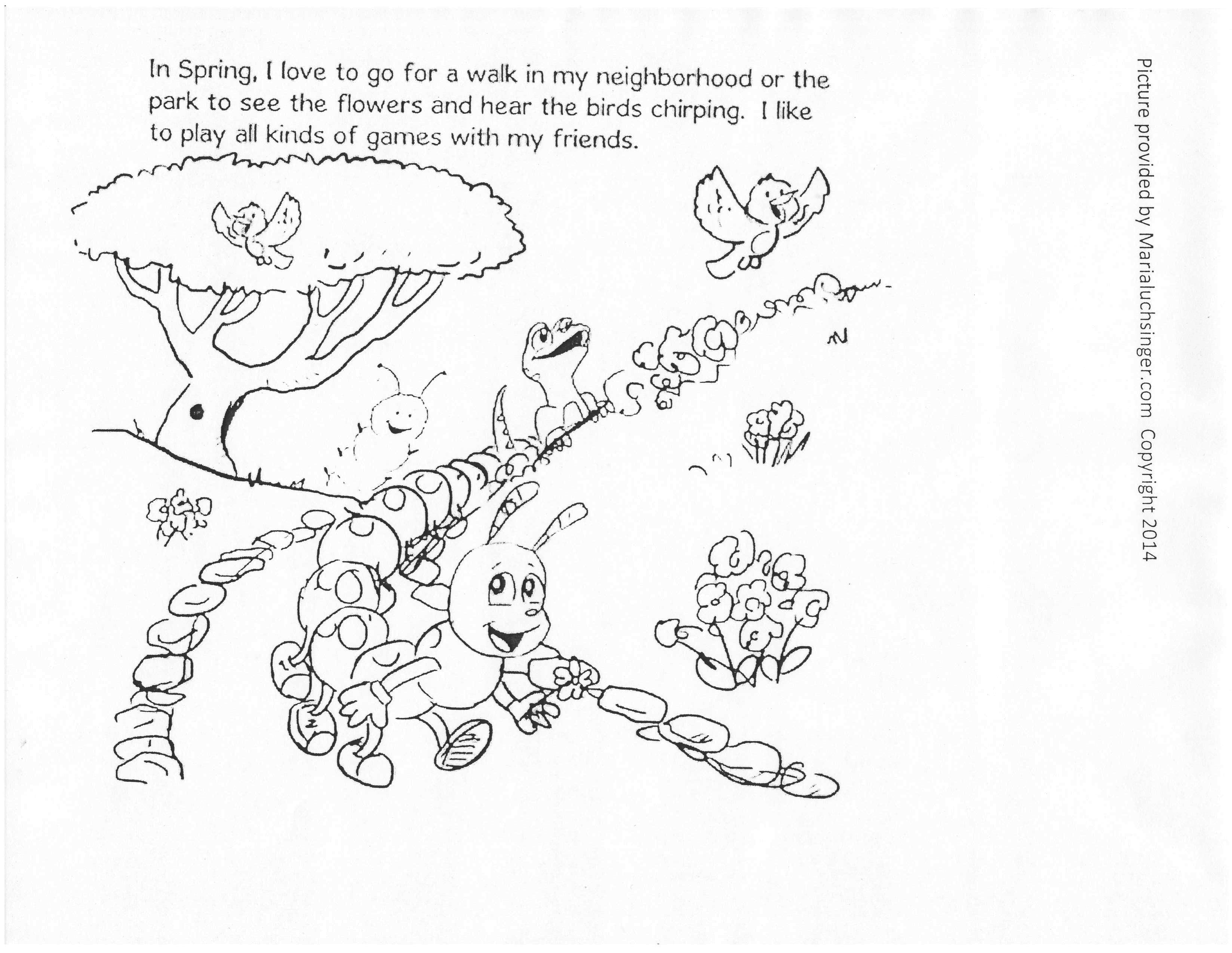Coloring pages â sammy the centipede