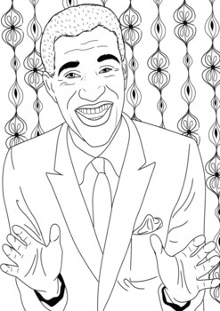 Sammy davis jr actor singer edian legend coloring page black history month