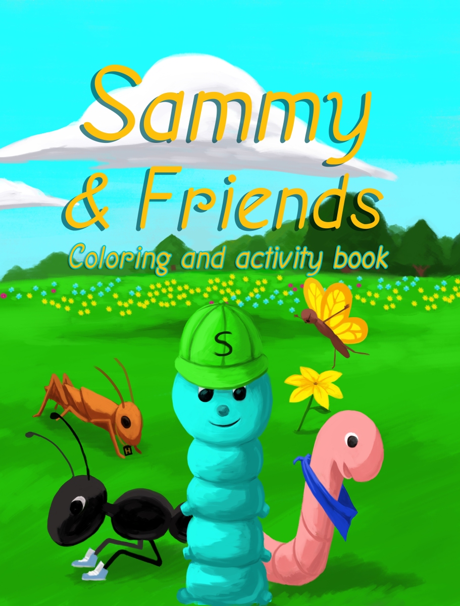 New book sammy friends coloring and activity book â justin perkins