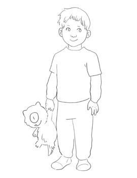 Sammy coloring page by speechyqueen tpt