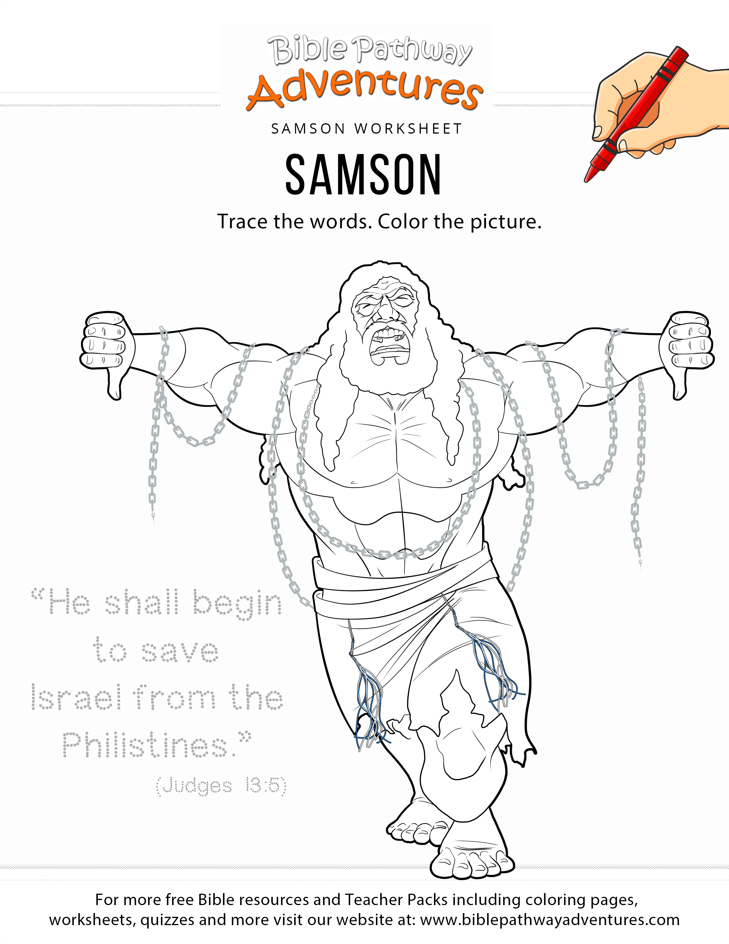 Samson â bible pathway adventures