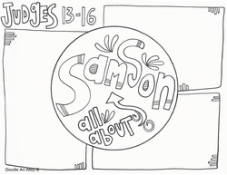 Samson coloring pages