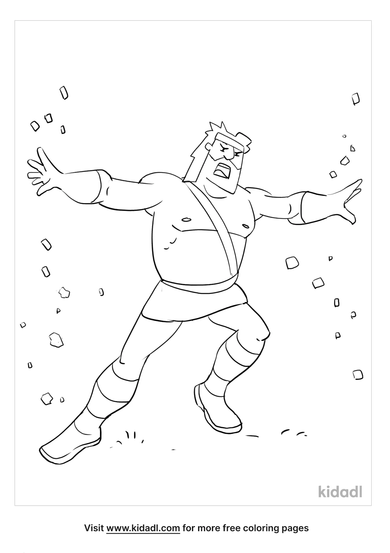 Free samson coloring page coloring page printables