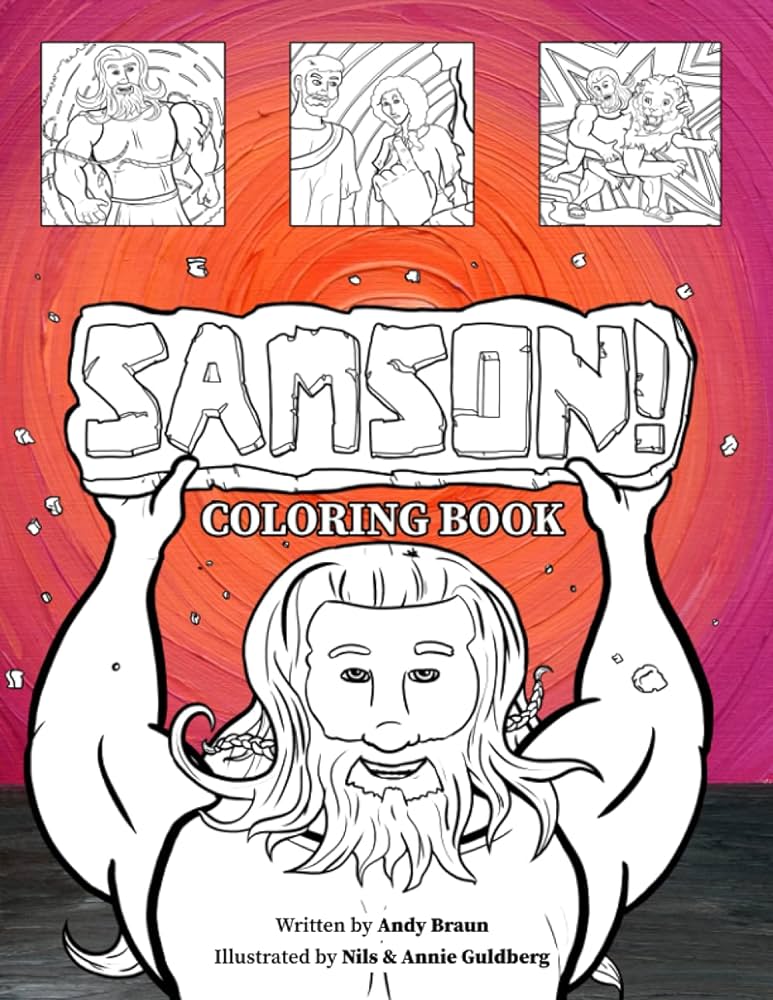 Samson coloring book based on the song by braun andy
