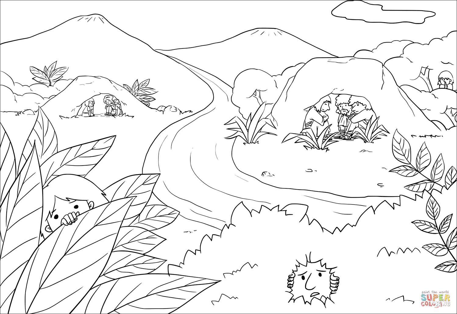 Dibujo de samuel reprende a saul samuel