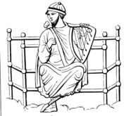 Samuel anoints david as king coloring page free printable coloring pages