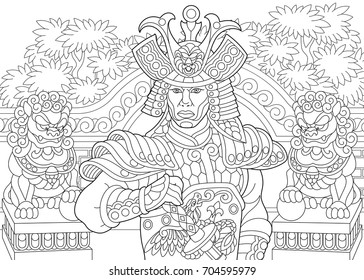 Samurai coloring images stock photos d objects vectors
