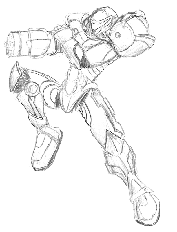 Samus aran sketch â
