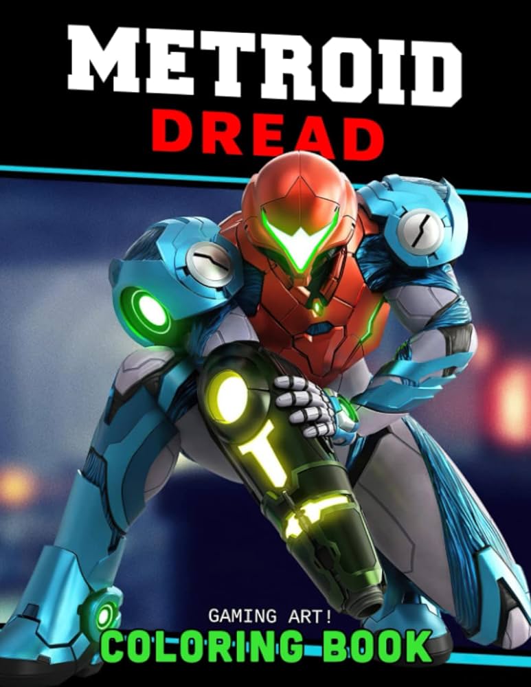 Metroid dread coloring book create your own artworks with these beautifully designed coloring pages to relax and have more fun mcintyre ayra books