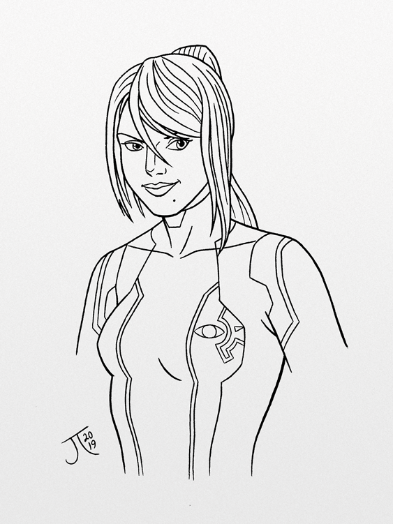 Zero suit samus bust â the blog of james tennant jr