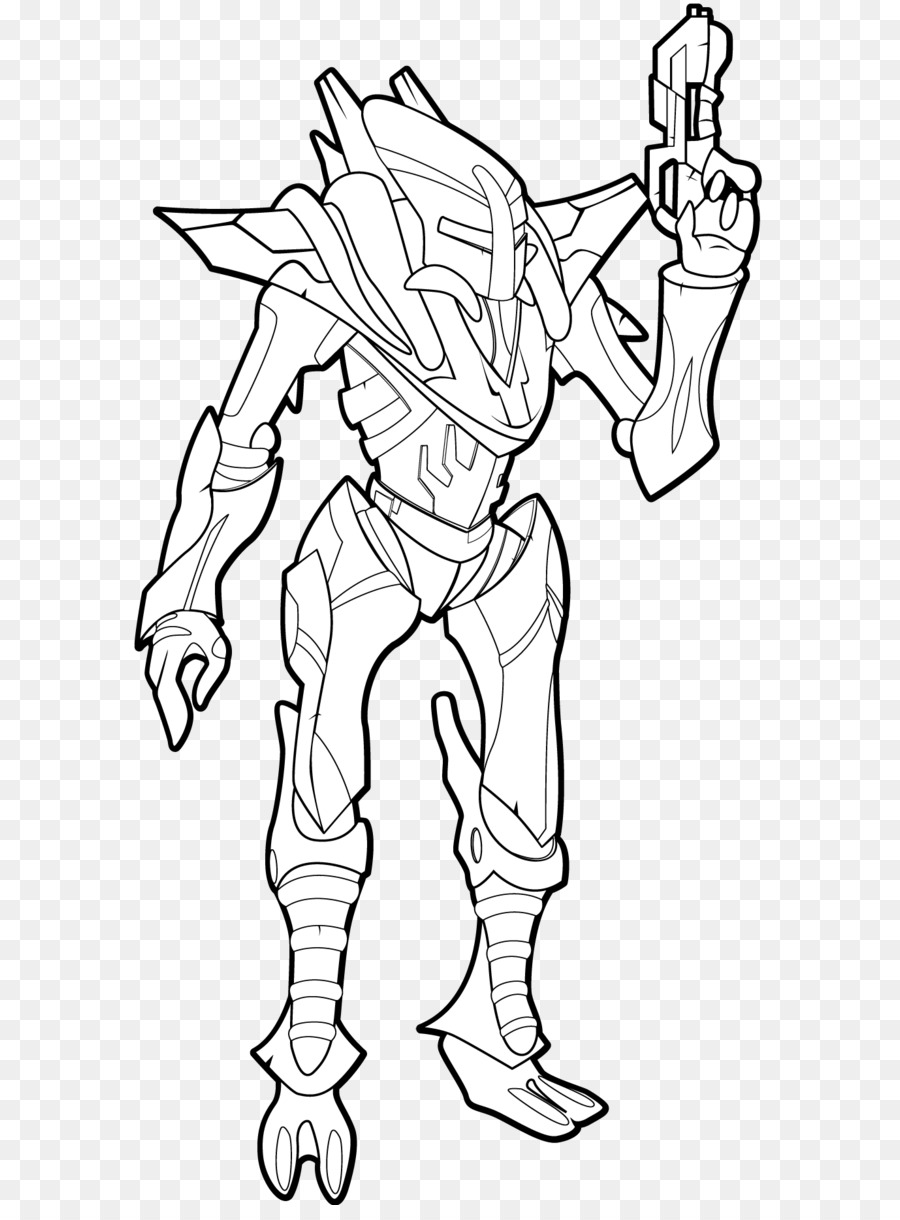 Bounty hunter line art png download
