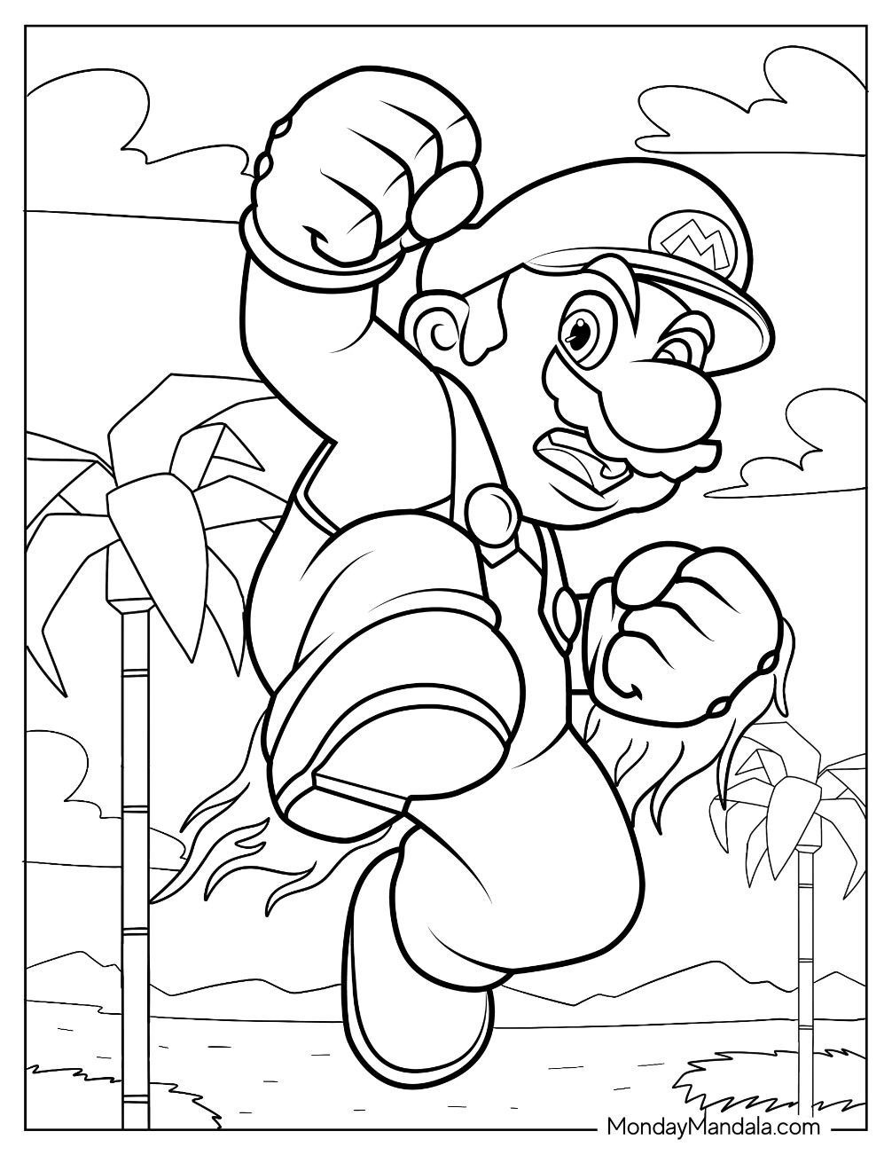 Super smash bros coloring pages free pdf printables