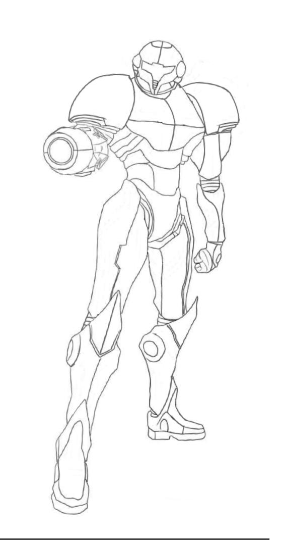 Made a basic suit less detailed and more smooth rmetroid