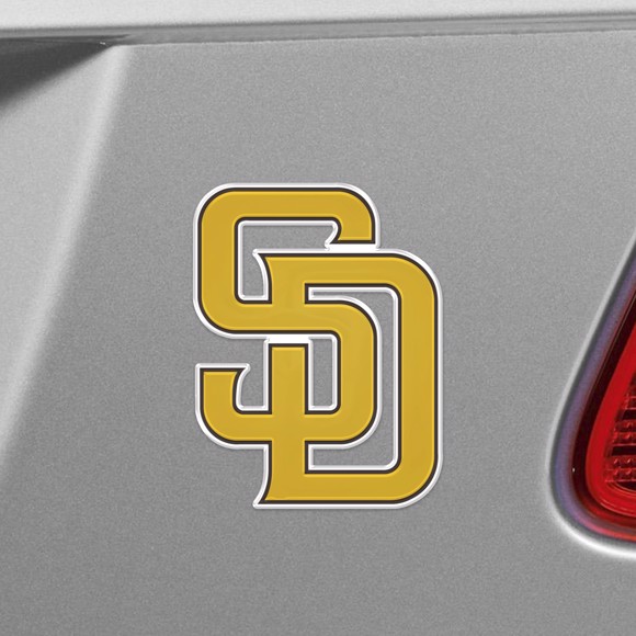 San diego padres embossed state emblem