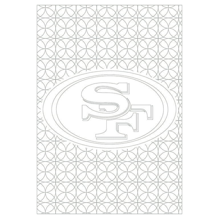 In the sports zone nfl adult coloring book san francisco ers