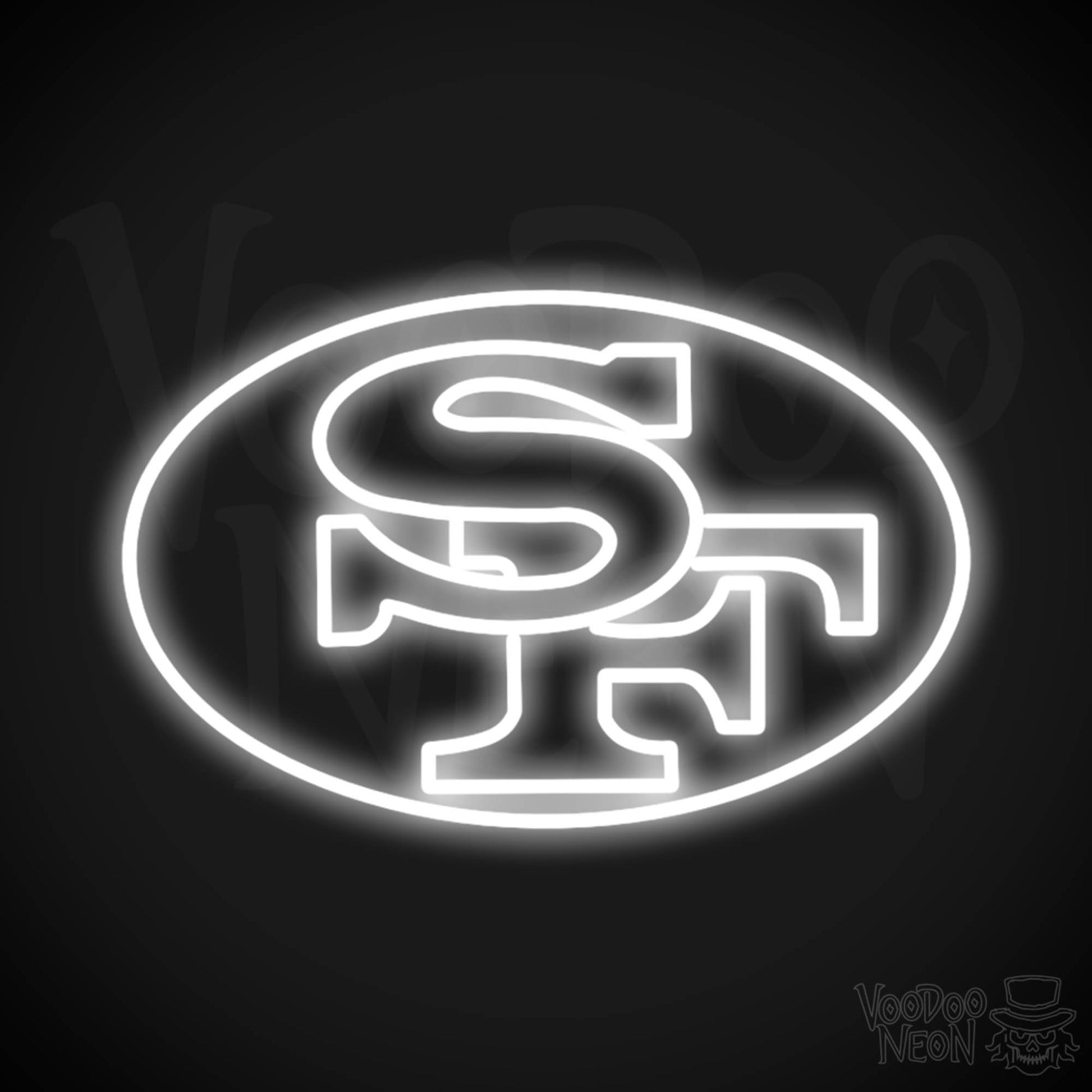 San francisco ers neon sign san francisco ers sign neon ers logo wall art voodoo neon