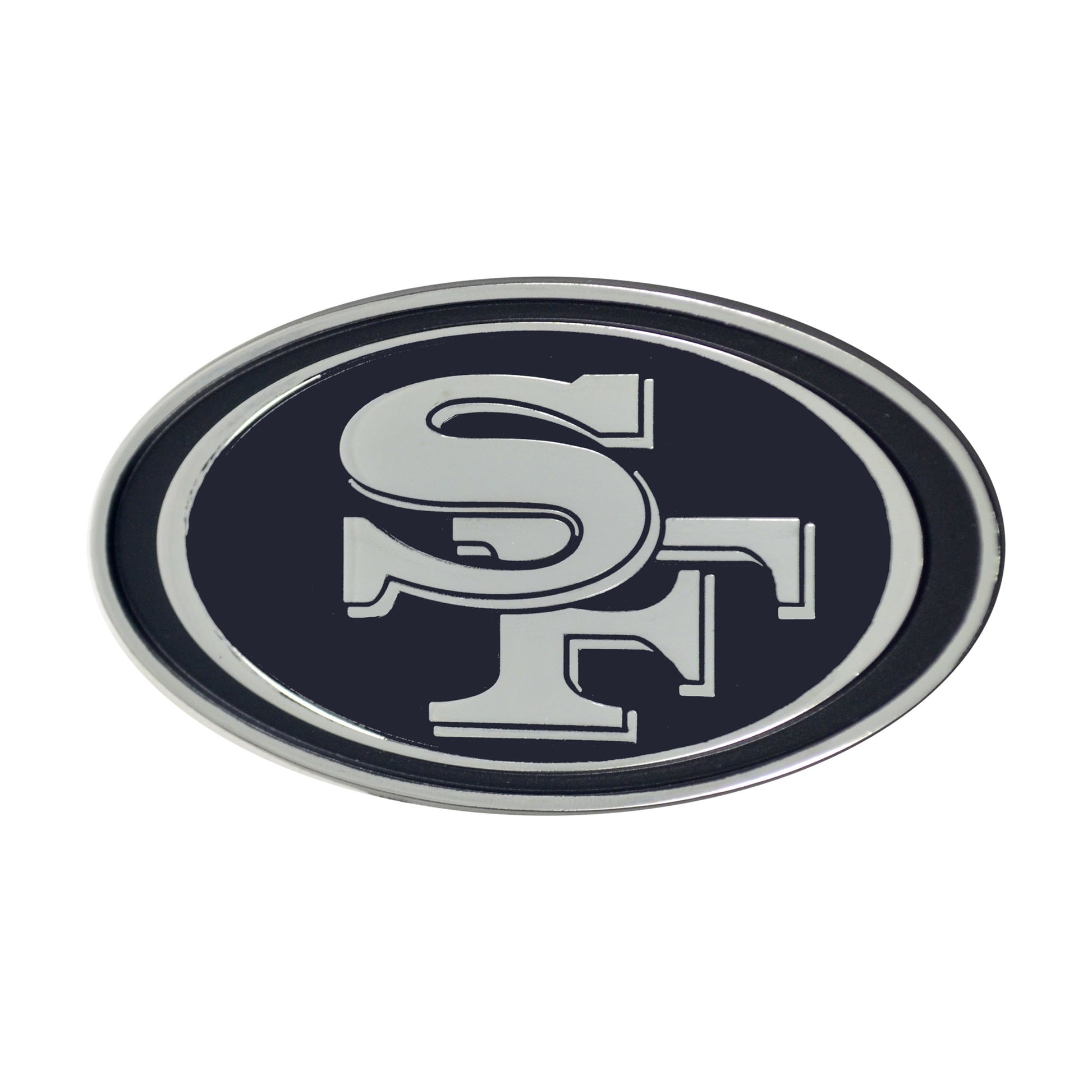 San francisco ers premium solid metal chrome plated car auto emblem â patch collection