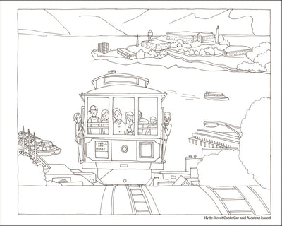 Color this book san francisco traveler surf club