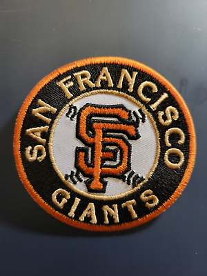 San francisco giants logo embroidered iron on patch x orange black