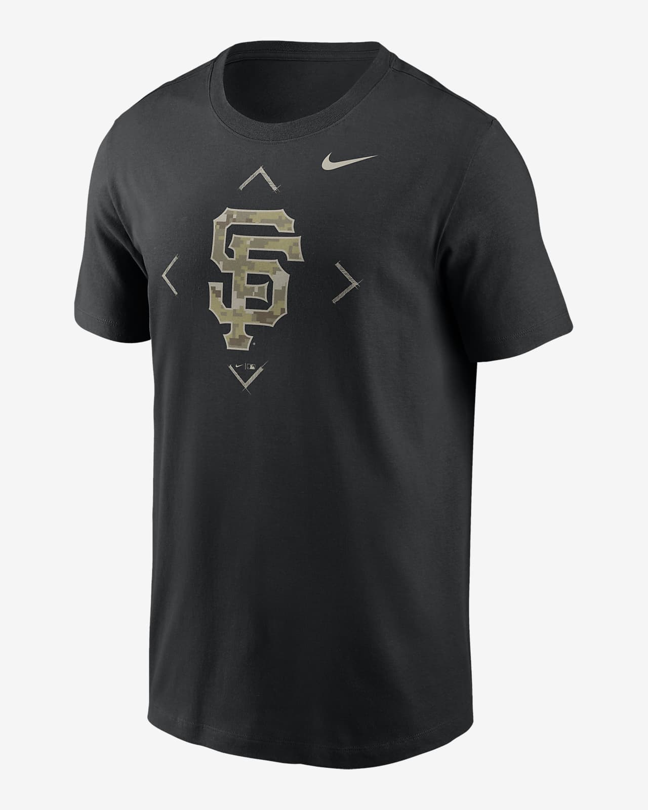 San francisco giants camo logo mens mlb t