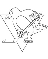 San jose sharks crest coloring page