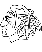 San jose sharks crest coloring page