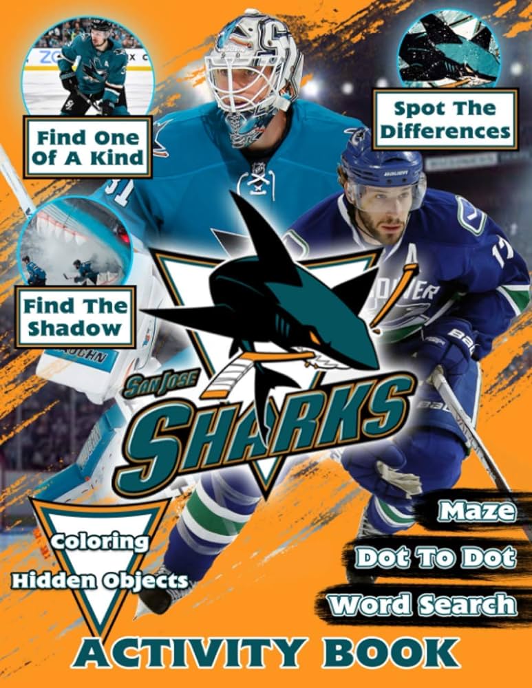 San jose sharks activity book special by mills zakariya