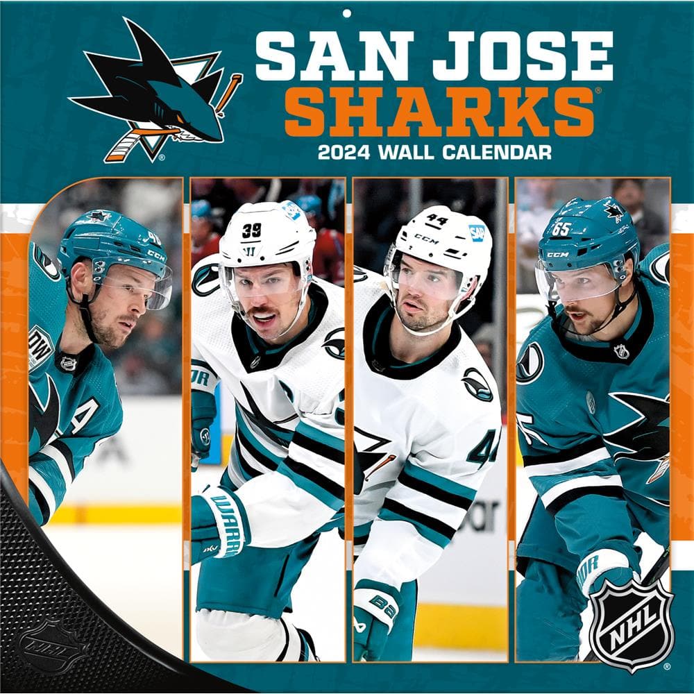 Nhl san jose sharks wall lendar