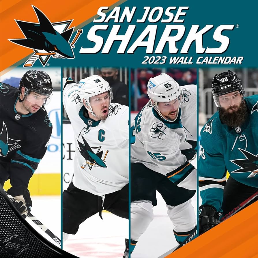 Turner sports san jose sharks x team wall calendar multi office products