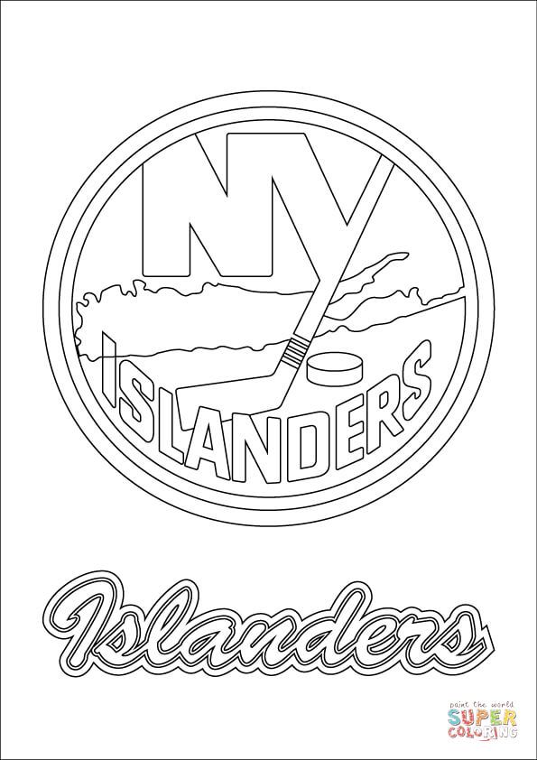 New york islanders logo super coloring coloring pages flower coloring pages new york islanders