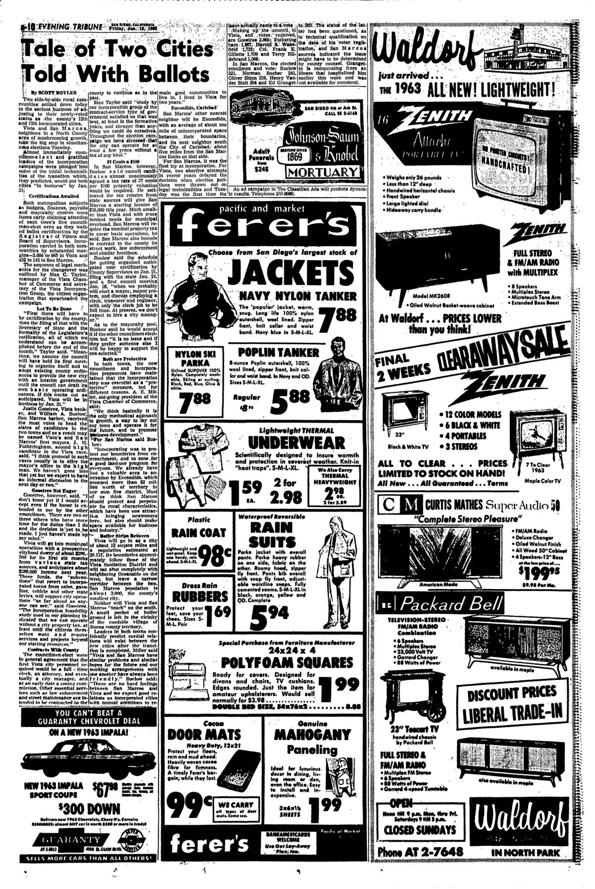 From the archives vista san marcos voted on city status years ago