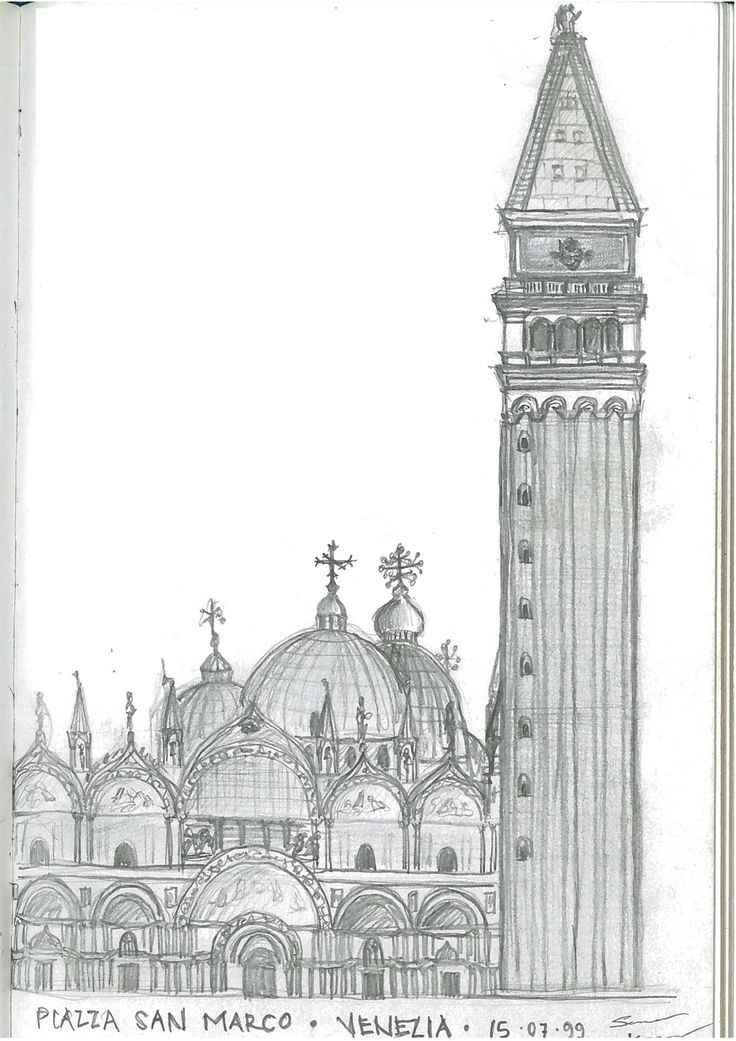 Sketches piazza san marco san marco painting subjects