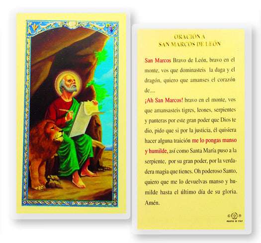 Oracion a san marcos de leon pack of â catholic online