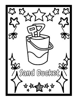 Summer vocabulary coloring pages for kids summer coloring sheets pdf printable
